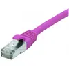 Image de Exertis Connect Câble patch CAT. 6, F/UTP, PoE, sans halogène, rose, 30,0 m Câble patch blindé avec protection de (F/UTP, CAT6a, 30 m), Câble réseau