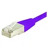 Image de Exertis Connect Câble de raccordement S/FTP, PiMF, CAT.6, violet, 10,0 m Câble de raccordement avec protection (S/FTP, CAT6, 10 m), Câble réseau