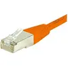 Image de Exertis Connect Câble de raccordement S/FTP, PiMF, CAT.6, orange, 5,0 m Câble de raccordement avec protection (S/FTP, CAT6, 5 m), Câble réseau