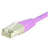 Image de Exertis Connect Câble de raccordement S/FTP, PiMF, CAT.6, rose, 1,5 m Câble de raccordement avec protection contre (S/FTP, CAT6, 1.50 m), Câble réseau