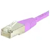 Image de Exertis Connect Câble de raccordement S/FTP, PiMF, CAT.6, rose, 30,0 m Câble de raccordement avec protection contre (S/FTP, CAT6, 30 m), Câble réseau