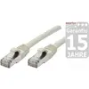 Image de Générique Cat6A RJ45 Patch cable S/FTP TPE ecofriendly snagless grey certified GRS - 0.3m (U/FTP, CAT6a, 0.30 m), Câble réseau