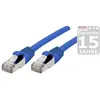 Image de Générique Cat6A RJ45 Patch cable S/FTP TPE ecofriendly snagless blue certified GRS - 1.5m (U/FTP, CAT6, 1.50 m), Câble réseau