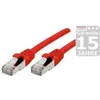 Image de Générique Cat6A RJ45 Patch cable S/FTP TPE ecofriendly snagless red certified GRS - 0.15m (U/FTP, CAT6, 0.15 m), Câble réseau