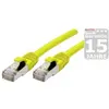 Image de Générique Cat6A RJ45 Patch cable S/FTP TPE ecofriendly yellow GRS certified - 5m (U/FTP, CAT6, 5 m), Câble réseau
