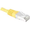 Image de Exertis Connect Câble de raccordement S/FTP, PiMF, CAT.6, jaune, 1.5 m Câble de raccordement avec protection contre (S/FTP, CAT6, 1.50 m), Câble réseau