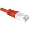 Image de Exertis Connect Câble de raccordement S/FTP, PiMF, CAT.6, rouge, 3,0 m Câble de raccordement avec protection contre (S/FTP, CAT6, 3 m), Câble réseau