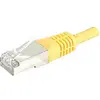 Image de Exertis Connect Câble de raccordement S/FTP, PiMF, CAT.6, jaune, 3,0 m Câble de raccordement avec protection contre (S/FTP, CAT6, 3 m), Câble réseau