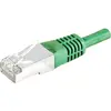 Image de Exertis Connect Câble de raccordement S/FTP, PiMF, CAT.6, vert, 20,0 m Câble de raccordement avec protection (PiMF, S/FTP, CAT6, 20 m), Câble réseau