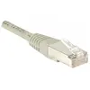Image de Exertis Connect Câble patch F/UTP, CAT.6, gris, 1,5 m Câble patch avec protection anti-pli particulièrement étroite (F/UTP, CAT6, 1.50 m), Câble réseau