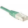 Image de Exertis Connect Câble patch F/UTP, CAT.6, vert, 1,5 m Câble patch avec protection anti-plis particulièrement étroite (F/UTP, CAT6, 1.50 m), Câble réseau