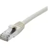 Image de Exertis Connect Câble de raccordement S/FTP (PiIMF), Cat 6A (EIA/TIA), gris, 0.15 m Câble de raccordement avec (S/FTP, CAT6a, 0.15 m), Câble réseau