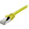 Image de Exertis Connect Câble patch S/FTP (PiIMF), Cat 6A (EIA/TIA), jaune, 0,3 m Câble patch avec protection anti-pli (S/FTP, CAT6a, 0.30 m), Câble réseau