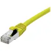 Image de Exertis Connect Câble de raccordement S/FTP (PiIMF), Cat 6A (EIA/TIA), jaune, 1.5 m Câble de raccordement avec (S/FTP, CAT6a, 1.50 m), Câble réseau