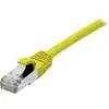 Image de Exertis Connect Câble de raccordement S/FTP (PiIMF), Cat 6A (EIA/TIA), jaune, 5.0 m Câble de raccordement avec (S/FTP, CAT6a, 5 m), Câble réseau