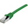 Image de Exertis Connect Câble de raccordement S/FTP (PiIMF), Cat 6A (EIA/TIA), vert, 15,0 m Câble de raccordement avec (S/FTP, CAT6a, 15 m), Câble réseau