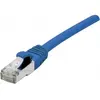 Image de Exertis Connect Câble de raccordement S/FTP (PiIMF), Cat 6A (EIA/TIA), bleu, 3.0 m Câble de raccordement avec (S/FTP, CAT6a, 3 m), Câble réseau