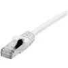 Image de Exertis Connect Câble de raccordement S/FTP (PiIMF), Cat 6A (EIA/TIA), blanc, 1.5 m Câble de raccordement avec (S/FTP, CAT6a, 1.50 m), Câble réseau