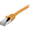 Image de Exertis Connect Câble de raccordement S/FTP (PiIMF), Cat 6A (EIA/TIA), orange, 3,0 m Câble de raccordement avec (S/FTP, CAT6a, 3 m), Câble réseau