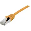 Image de Exertis Connect Câble patch S/FTP (PiIMF), Cat 6A (EIA/TIA), orange, 20,0 m Câble patch avec câble coudé (S/FTP, CAT6a, 20 m), Câble réseau