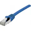 Image de Exertis Connect Câble patch S/FTP, PiMF, Cat.6A, bleu, 1,0 m Catégorie : Cat.6A Class EA (2x RJ45), Matière (S/FTP, CAT7, 1 m), Câble réseau