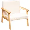 Image de Atmosphera, Chaises + table pour enfant, Basil Fauteuil écru, blanc (Fauteuil pour enfants)