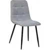 Image de Atmosphera, Chaises, DINING CHAIR SIRAC GREY 45X55X84