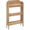 Image de Atmosphera, Étagère pour enfant, Bibliothèque Hevea Robin, beige (58.50 x 18.50 x 100 cm)