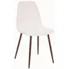 Image de Atmosphera, Chaises, Dining room chair Roka, brown/white, 51x44x85cm