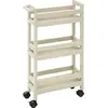 Image de 5Five, Desserte, Trolley 3 niveaux Couleur lin, Beige Lin