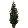 Image de Fééric Lights & Christmas, Plantes artificielles, Fééric Lights and Christmas Sztuczna choinka w cementowej doniczce, 150 cm (150 cm)