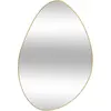 Image de Atmosphera, Miroir, Lustro asymetryczne w z otej ramie ROMAN, 60 x 40 cm (40 x 60 cm)