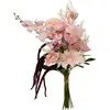 Image de Atmosphera, Plantes artificielles, Bukiet sztucznych kwiatów WILD ROMANCE, ró owy, 60 cm