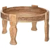 Image de Atmosphera, Table basse, Drewniany stolik kawowy, Ø 74 cm (81 x 81 x 43.50 cm)