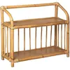 Image de Atmosphera, Étagère pour enfant, Bibliothèque basse en rotin, beige moyen (20 x 60 x 50 cm)