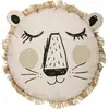 Image de Atmosphera, Coussin décoratif, Coussin frange de lion, multicolore (38 cm)