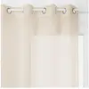 Image de Atmosphera, Rideaux, Rideau décoratif   140 x 240 cm   Beige   Polyester (140 x 240 cm)