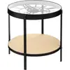 Image de Atmosphera, Table basse, Stolik kawowy Meca z zegarem 50 cm (50.50 x 50.50 x 49 cm)