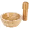 Image de 5Five PESTES EN BAMBOU 13X5CM, Mortier, Beige
