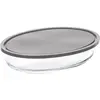 Image de 5Five GLASS OVAL DISH+LID 30X21, Boîte de conservation