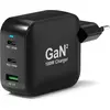 Image de Port Designs Port WALL GaN2 CHARGER USB-C & USB-A 100W CtoC CABLE 2m (100 W, 3 ports), Chargeur USB, Noir