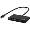 Image de Port Designs Hub USB 3.0 Type C 4 Ports (USB-C, 4 ports), Station d’accueil + hub USB, Noir