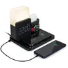 Image de Base de charge induction BigBen Connected 5 en 1 Noir + Réveil + Lampe