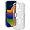 Image de Coque hybride en silicone BigBen Connected Magsafe pour iPhone 15 Plus Transparent