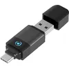 Image de Adaptateur sans fil Force Play USB A + C vers CarPlay et Android Auto Noir