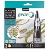 Image de Pebeo, Peinture loisirs créatifs, Kit à Dorer 3 Feuilles Effet Miroir Or + Mixtion Relief (20 ml)