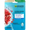 Image de Garnier, Masque pour le visage, Moisture & Aqua Bomb Super (Masque super hydratant pour les tissus de la peau) 28 g (28 g)