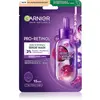 Image de Garnier, Masque pour le visage, Skin Naturals Pro-Retinol Smoothing Serum Mask - Masque lissant pour le visage 22.0g (22 g)