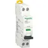 Image de Schneider Electric, Disjoncteur, Borne automatique Acti 9, 1P + N, 10A, 230V 6/10 kA, caractéristique C, borne enkelt, bredde 18 mm.