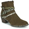 Image de Bottines Regard NAPOLI V3 VELOURS MILITARE femme